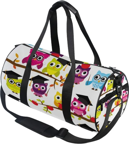 Miniatura 3 de Use4 Hipster Owl Olwet Bird Travel Duffel Bag Sport Gym Luggage Bag