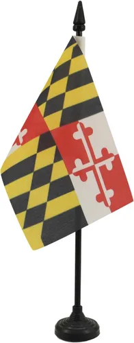 Miniatura 29 de Bandera de mesa de Colorado de 4 x 6 pulgadas, bandera de escritorio del estado de Colorado de EE. UU., 5.9 x 3.9 in, palo y base de plástico negro