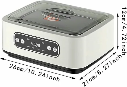 Miniatura 5 de Máquina de fermentación del fabricante del yogur, yogur casero de poco ruido de DIY, calefacción profesional de la temperatura constante multifunción