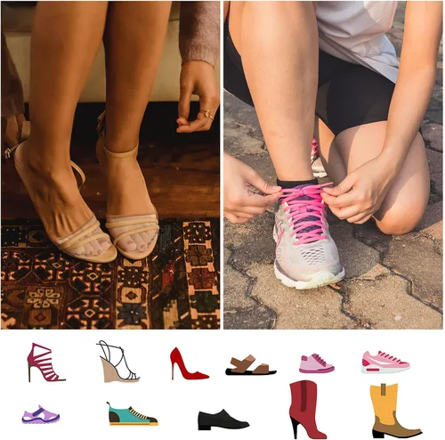 Miniatura 9 de 10 pares de calcetines para mujer con almohadillas acolchadas, almohadillas para el antepié, cojines medios calcetines, protectores antideslizantes