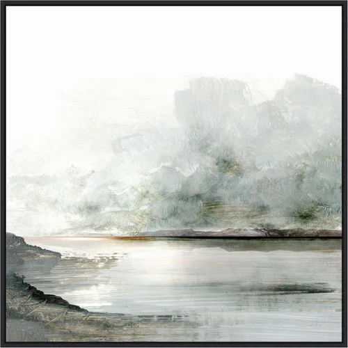 Miniatura 11 de Amanti Art Lienzo enmarcado para pared, 16 x 16 Ebb por Dan Hobday, lienzo enmarcado para pared, obras de arte de paisajes, decoración tradicional