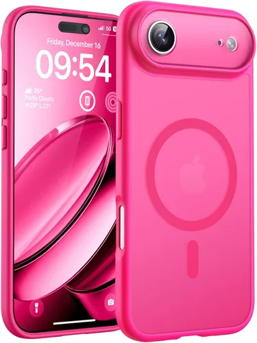 Miniatura 40 de TOCOL Funda magnética 3 en 1 para iPhone 14 Pro, mejorada [protección completa de cámara] con 2 protectores de pantalla, funda de grado militar Azul