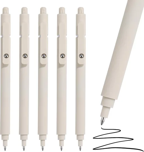 Miniatura 8 de Bolígrafos de gel de 0.020 in, tinta negra, de secado rápido, bolígrafos de punta fina, bolígrafos de escritura suave, bonito juego de regalos