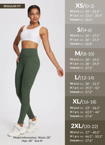 Miniatura 45 de baleaf Leggings con forro polar para mujer, impermeables, pantalones de senderismo de invierno, mallas térmicas para correr, bolsillos