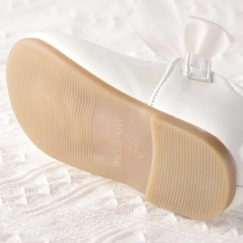 Miniatura 7 de Zapatos planos con lazo de cinta para niñas y bebés, vestido de princesa Mary Jane