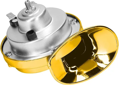 Miniatura 7 de 2 piezas de bocinas de tren súper fuertes de 300 dB, kit de repuesto de bocinas de aire impermeables de 12 V, bocina doble de aire eléctrica