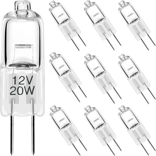 Diximus G4 - Bombillas halógenas de bajo voltaje – Bombilla pequeña de 20 W – Bombillas de 12 V para paisaje de 20 W, bombilla bi-pin para debajo