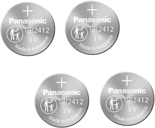 Panasonic Batería de litio CR2412 3V 1PACK X (4PCS) = 4 baterías de un solo uso