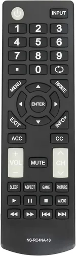 Miniatura 5 de NSRC4NA18 NS-RC4NA-18 - Remoto de repuesto compatible con Insignia TV HDTV NS-22D420NA18 NS-24D310NA19 NS-32D220NA18 NS-39D310NA19 NS-39D310NA17