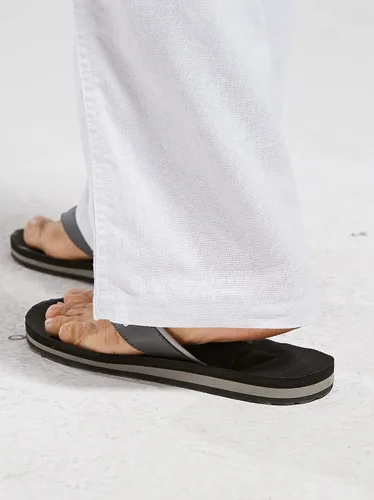 Miniatura 6 de utcoco Qiuse - Pantalones de playa para hombre, corte holgado, pierna recta, cintura elástica, marino