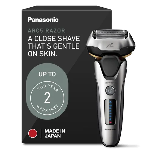 Miniatura 12 de Afeitadora eléctrica Panasonic ARC5 para hombres con recortadora emergente, maquinilla de afeitar húmeda/seca de 5 hojas, afeitadoras eléctricas