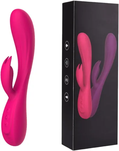 Miniatura 10 de Vibrador Conejo Vibrador Punto G Consolador para Mujeres Clítoris Doble Vibración Pezón para Adultos Juguetes Sexuales