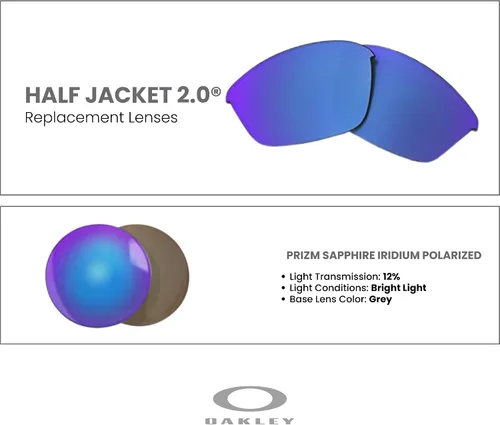 Miniatura 3 de OAKLEY Original Half Jacket 2.0 XL OO9154 Replacement Lenses For Men For Women+ Bundle Microfiber Pouch -FRAMES NOT INCLUDED