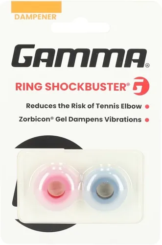 Miniatura 7 de Gamma Shockbuster Ring and ButtonTennis Racket Dampeners, Easy-to-Install Tennis Dampener with Zorbicon Gel Technology Minimizes Vibration During