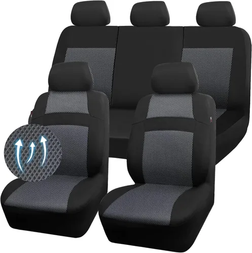 Miniatura 21 de CAR PASS Fundas de Asiento de Automóvil de Malla de Aire Solo para Asientos Delanteros, Fundas de Asiento Universales para Automóvil que se Ajustan