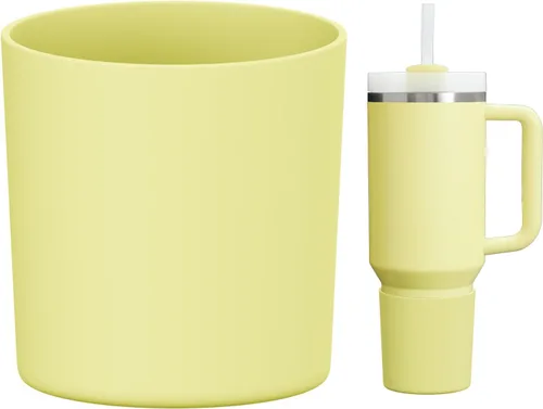 Miniatura 36 de WUQID Bota de silicona superior compatible con Stanley Quencher H2.0 e IceFlow Flip y ProTour de 40oz 30oz 20oz 14oz, se ajusta al mismo diámetro