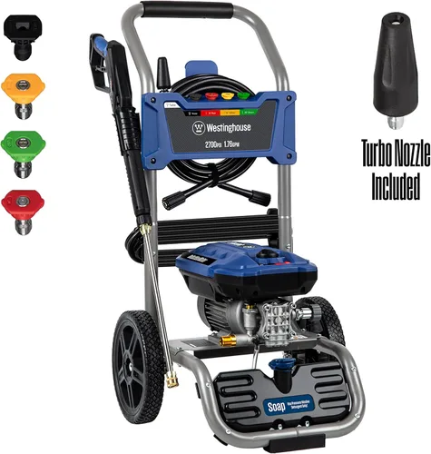 Miniatura 2 de Westinghouse WPX2700e Lavadora a presión eléctrica, 2700 PSI y 1.76 GPM máximo y accesorio universal de limpieza de superficies de lavadora a