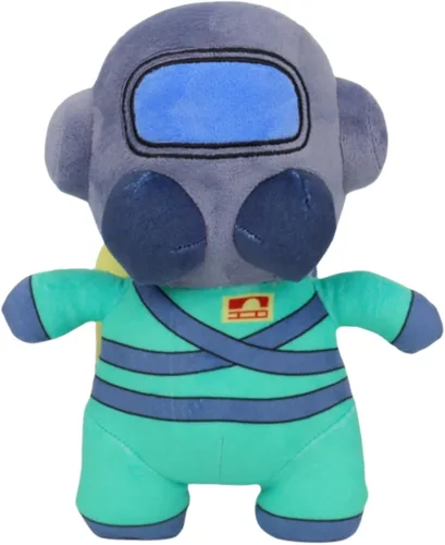 Miniatura 2 de Lethal Company - Peluches de peluche de Employee de 10 pulgadas, regalo ideal para cumpleaños y vacaciones (traje verde)