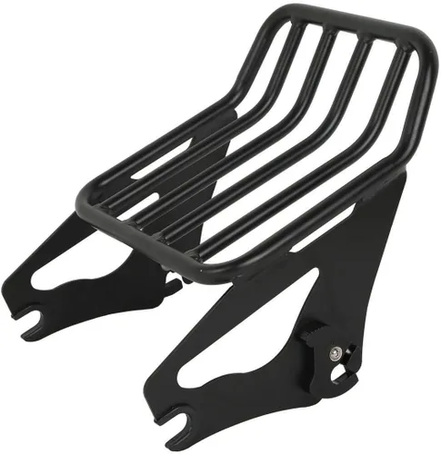 Miniatura 3 de XFMT Portaequipajes desmontable de dos plazas para motocicleta para Harley Touring Road King Street Glide Road Glide Electra Glide 2009 y posterior
