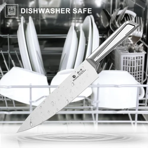 Miniatura 6 de imarku Juego de cuchillos de cocina de 16 piezas con bloque de acero de alto carbono, juego de cuchillos japoneses ultra afilados para cocina, mango