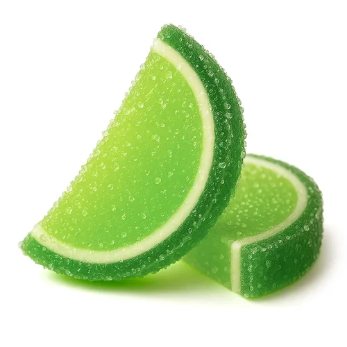 Miniatura 2 de NY Spice Shop Rebanadas de fruta de manzana – 1 libra de sabor cítrico masticable de gelatina de fruta de caramelo – Manzanas en rodajas a