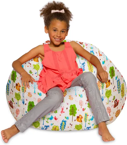 Miniatura 41 de Posh Beanbags - Sillón puff Azul Rey Sólido