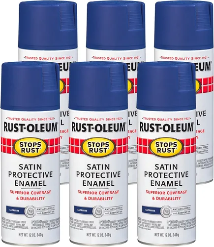Miniatura 138 de Rust-Oleum 285092 - Pintura en aerosol para prevención del óxido, 12 onzas, transparente satinado Satinado claro