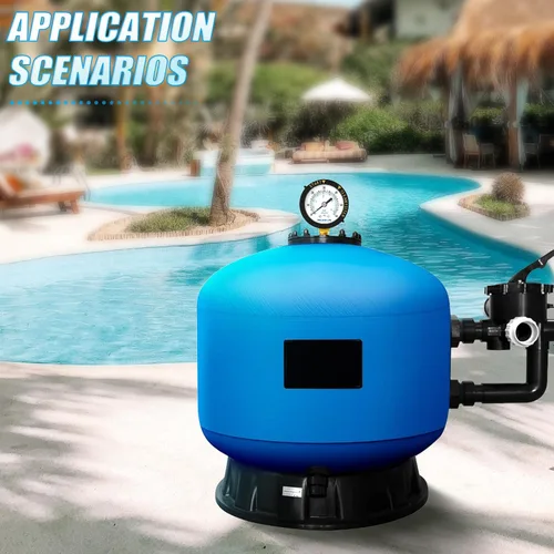 Miniatura 7 de MEANLIN MEASURE - Manómetro de marco de plástico, 1/4" NPT, filtro de inicio y limpieza, presión, adecuado para piscina, spa, acuario, montaje