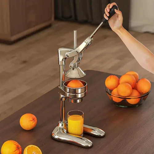 Miniatura 8 de Nisorpa Exprimidor manual de acero inoxidable Prensa de mano comercial Máquina exprimidora de cítricos Exprimidor de frutas Granada Naranja y Limón