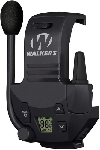 WALKER'S Accesorio Walkie Talkie Razor – 22 Canales 3 Millas de Alcance Dispositivo de Comunicación Activado por Voz Manos Libres para Orejeras de