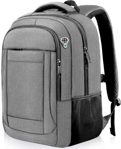 Miniatura 8 de Mochila grande de viaje para laptop de 17 pulgadas, mochila de laptop aprobada por aerolíneas, mochila antirrobo para negocios, delgada