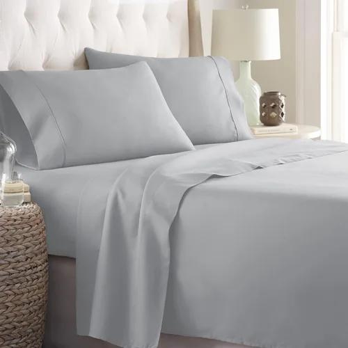 Danjor Linens Sábanas de litera individual con 2 fundas de almohada, bolsillos profundos de microfibra cepillada ligera, juego de ropa de cama 02 -