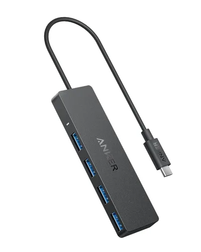Miniatura 5 de Anker - Hub USB 3.0 con 4 puertos, hub de datos ultradelgado con cable extendido de 2 pies, no compatible con carga, para MacBook, Mac Pro, Mac