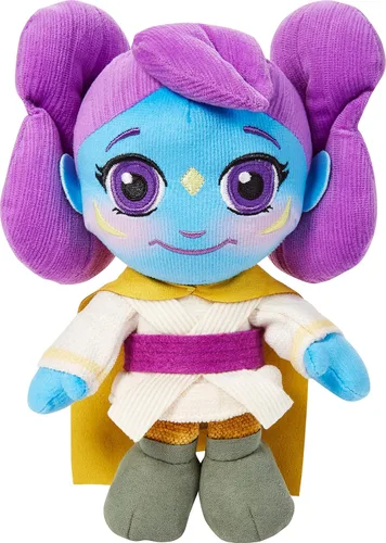 Mattel Star Wars Young Jedi Adventures - Juguete de peluche de 8 pulgadas, muñeca suave inspirada en la serie animada