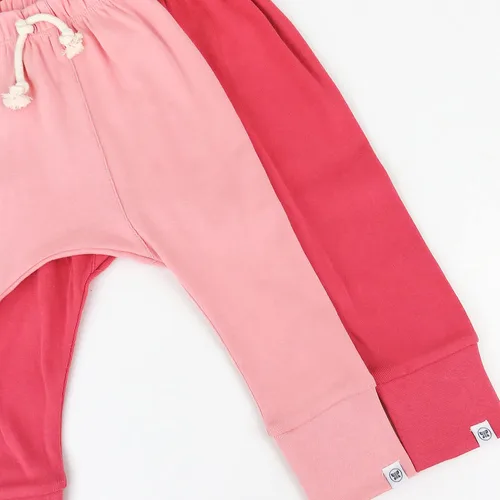 Miniatura 4 de HonestBaby Pantalones deportivos unisex para bebé multipaquete Honest Pants tipo jogger, 100% algodón orgánico para bebés, infantes y niños