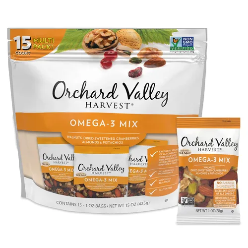Miniatura 12 de Orchard Valley Harvest - Mezcla antioxidante, bolsas de 1 onza (paquete de 15), almendras, arándanos, arándanos, anacardos y pepitas, sin OMG, sin