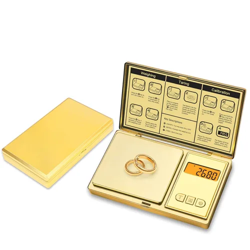 Miniatura 2 de GRAM PRES Báscula digital de bolsillo de 10.58 oz/0.00 oz de precisión, pequeña moneda de joyería en polvo, báscula digital de gramos y onzas