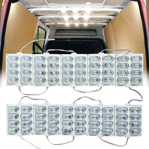 Miniatura 9 de Ampper Luz LED interior de furgoneta de 12 V, 20 vainas, color blanco