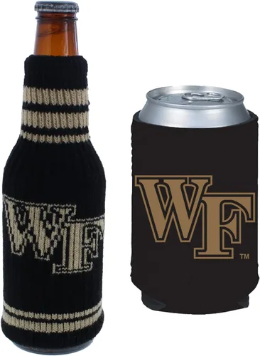 Miniatura 119 de College Team Color Logo Can & Bottle Holder Insulator Beverage Cooler Set