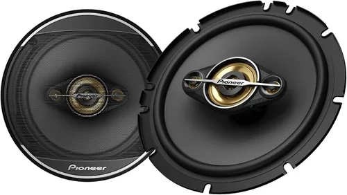 PIONEER A-Series Plus TS-A1681F - Altavoces de 4 vías de 6.5 pulgadas (par) - 350 W máximo, sonido equilibrado + agudos suaves, graves mejorados,