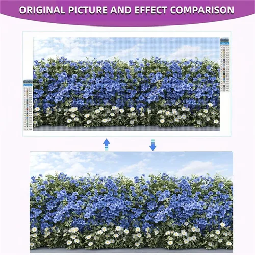 Miniatura 7 de Flower Purple Diamond Painting Kits for Adults Beginners, 5D Full Drill Diamond Art Kits Gem Art for Home Wall Decor, Rhinestone Embroidery Crafts