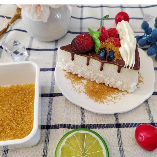 Miniatura 3 de Gránulos dorados para hornear, cristales de azúcar lijados dorados, 4.23 onzas, chispas de azúcar grueso comestibles para decoración de pasteles