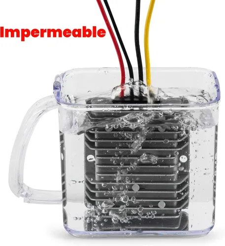 Miniatura 6 de Convertidor de aumento de voltaje CC, 12 V escalón hasta 24 V 3 A 72 W, convertidor de módulo de fuente de alimentación transformador de impulso