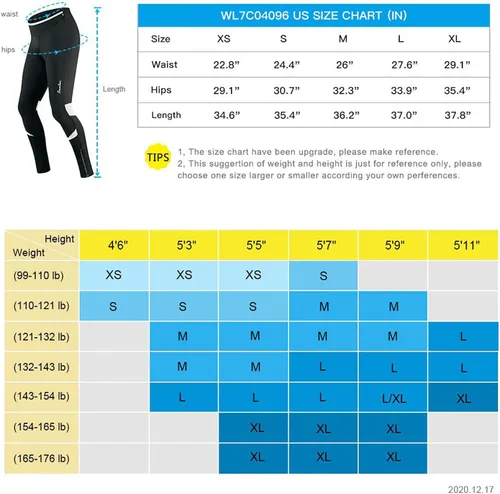 Miniatura 6 de Santic Winter Women's Cycling Pants 4D Padded Windproof Fleece Lined Bicycle Leggings