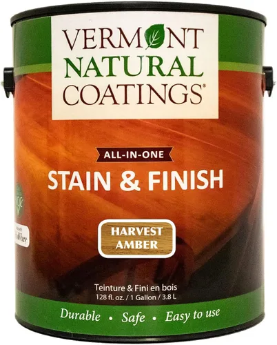 Miniatura 26 de Vermont Natural Coatings PolyWhey Stain & Finish - Westfield Walnut - Cuarto de galón Westfield Nogal