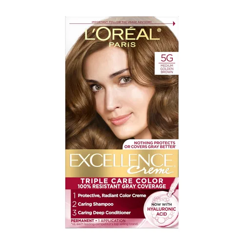Miniatura 44 de L'Oreal Paris Excellence Crème - Tinte permanente para el cabello, color de cabello de triple cuidado, complejo Pro-Keratine para una cobertura
