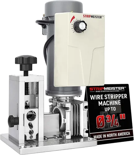 StripMeister Máquina peladora de cables E250 - Máquina peladora de cables para cables eléctricos y de cobre, máquina peladora de cables eléctricos