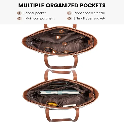 Miniatura 2 de LOVEVOOK Bolso de mano para mujer, bolso de hombro con asa superior, con bolsillo externo