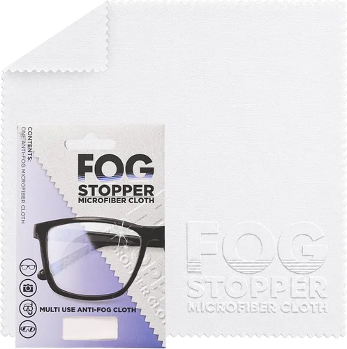 Paño de limpieza de microfibra antivaho para lentes – Fog Stopper Cloth para gafas y pantallas – Reutilizable hasta 600 usos – Limpiador de lentes