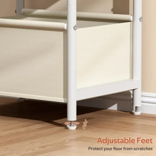 Miniatura 8 de MISSLO Mesita de noche para niños pequeños con cesta de almacenamiento, mesita de noche para niños con mesa grande para sala de estar, fácil
